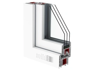 Ușă de intrare PVC Ramplast SOLID 800, 6 camere, 90×200 cm - Img 2