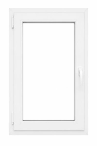 Fereastră PVC termopan Kömmerling 76 AD, 6 camere, 80×120 cm, oscilobatantă