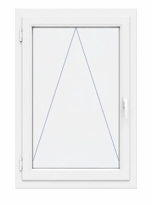 Fereastră PVC termopan Ramplast SOLID 700, 6 camere, 86×116 cm, batantă - Img 2