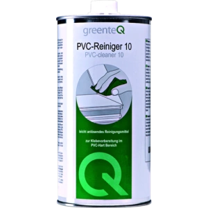 Soluție de curățat PVC 10 greenteQ, pentru profile albe, 1 litru