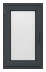 Fereastră PVC geam sablat Ramplast SOLID 700, 6 camere, 56×86 cm, batantă - Img 4