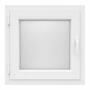 Fereastră PVC geam sablat Ramplast SOLID 700, 6 camere, 56×56 cm, batantă