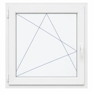 Fereastră PVC termopan Kömmerling 76 AD, 6 camere, 116×116 cm, oscilobatantă - Img 2