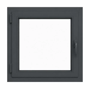 Fereastră PVC termopan Kömmerling 76 AD, 6 camere, 60×60 cm, oscilobatantă - Img 5
