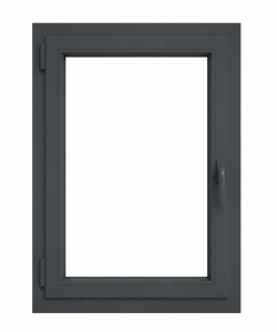 Fereastră PVC termopan Kömmerling 76 AD, 6 camere, 100×120 cm, oscilobatantă - Img 4