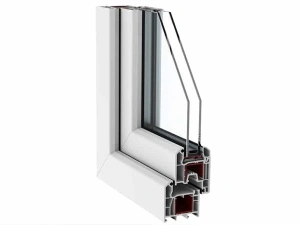 Fereastră PVC cameră tehnică Ramplast SOLID 400, 4 camere, 60×60 cm, oscilo-batantă - Img 2