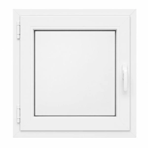 Fereastră PVC termopan Kömmerling 76 AD, 6 camere, 60×60 cm, oscilobatantă