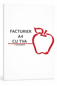 Facturier A4 cu TVA 3 exemplare