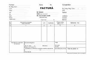 Facturier A5 fără TVA 3 exemplare - personalizat - Img 2