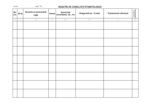Registru consultații stomatologice - copertă rigidă - Img 2