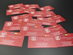 Set 100 buc cărți de vizită personalizate - Img 2