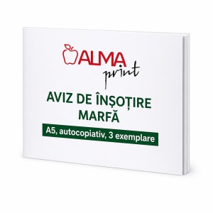 Aviz de însoțire marfă A5 3 exemplare - personalizat