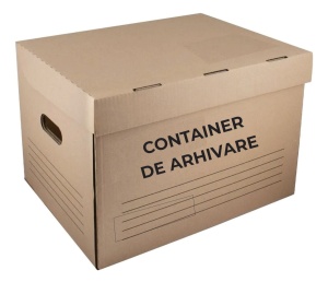 Container de arhivare cu capac detașabil 350x270x320