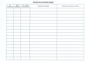 Registru intrare-ieșire A4 - copertă rigidă - Img 10