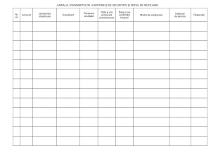 Registrul jurnalul evenimentelor la sistemele de securitate la obiectiv - Img 2