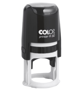 Ștampilă Colop diametru 30 mm - tuș roșu - Img 3