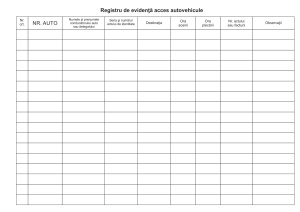 Registru de evidență acces autovehicule la obiectiv - Img 2