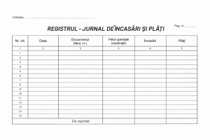 Registru jurnal de încasări și plăți - autocopiativ - Img 2