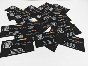 Set 100 buc cărți de vizită personalizate