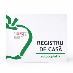 Registru de casă A4 orizontal autocopiativ