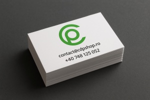 Set 100 buc cărți de vizită personalizate - Img 3