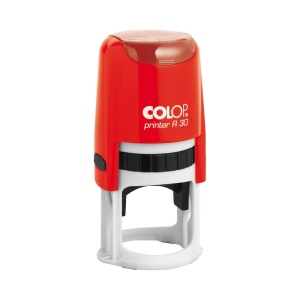 Ștampilă Colop diametru 30 mm - tuș roșu - Img 4