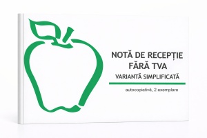 Notă de recepție autocopiativă fără TVA