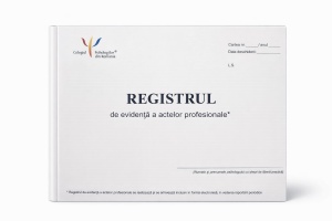 Registru de evidență a actelor profesionale - copertă rigidă