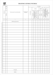 Registru general notarial - Img 2
