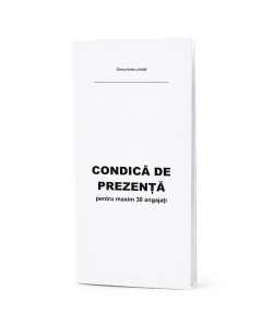 Condică de prezență - 30 angajați