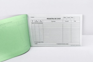 Registru de casă A4 orizontal autocopiativ - model simplificat - Img 2