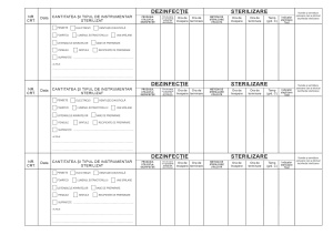 Registru dezinfecție și sterilizare ustensile de lucru și suprafețe în saloane de cosmetică - Img 2