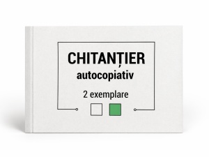 Chitanțier autocopiativ, 2 exemplare