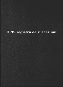 Opis al Registrului de succesiuni
