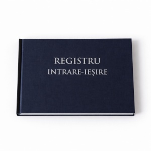 Registru intrare-ieșire A4 - copertă rigidă
