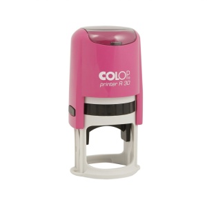 Ștampilă Colop diametru 30 mm - tuș roșu - Img 5
