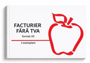 Facturier A5 fără TVA 3 exemplare