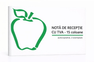 Notă de recepție autocopiativă cu TVA