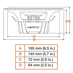 Difuzoare auto Hertz Dieci DCX 165.3, set coaxial 2 căi, 165mm, 60W RMS, 4Ω, 2 difuzoare - Img 4