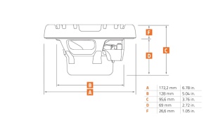 Difuzoare Marine Hertz HMX 6.5 S-LD/ SW / G, Alb / Negru, set coaxial 2 căi, 165mm, 75W RMS - Img 5