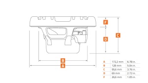 Difuzoare Marine Hertz HMX 6.5 TW / TC, Alb / Negru, set coaxial 2 căi, 165mm, 75W RMS - Img 4