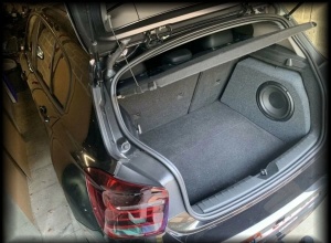 Incinta inchisa subwoofer dedicat BMW Seria 1 F20/21, 250 mm, 15L - Img 3