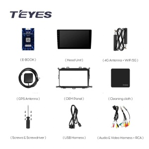 Navigatie Auto MOSS M3 Kia Carens 3 2013-2019 4+32GB 9" QLED Octa-core 2Ghz, Android 4G Bluetooth 5.1 DSP - Img 5