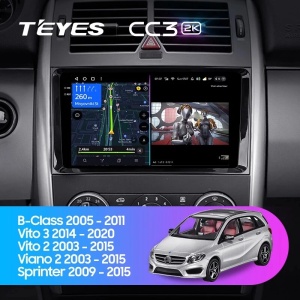 Navigatie Auto Teyes CC2 Plus Mercedes-Benz Sprinter 2006-2018 4+32GB 7" QLED Octa-core 1.8Ghz, Android 4G Bluetooth 5.1 DSP - Img 2