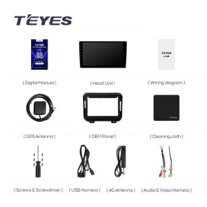 Navigatie Auto Teyes CC3 2K 360° Jeep Wrangler 4 2018-2019 6+128GB 9.5" QLED Octa-core 2Ghz, Android 4G Bluetooth 5.1 DSP - Img 8