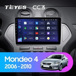 Navigatie Auto Teyes CC3 2K 360 Ford Mondeo 3 2007-2014 6+128GB 10.36" QLED Octa-core 2Ghz Android 4G Bluetooth 5.1 DSP - Img 2