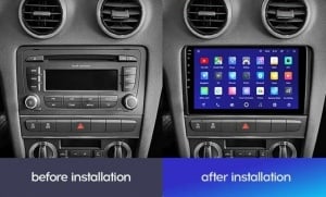 Navigatie Auto Teyes CC3 2K Audi A3 8P 2004-2013 4+32GB 9.5" QLED Octa-core 2Ghz Android 4G Bluetooth 5.1 DSP - Img 3