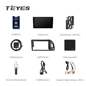 Navigatie Auto Teyes CC3 2K Audi Q5 8R 2008-2017 4+32GB 9.5" QLED Octa-core 2Ghz Android 4G Bluetooth 5.1 DSP - Img 10