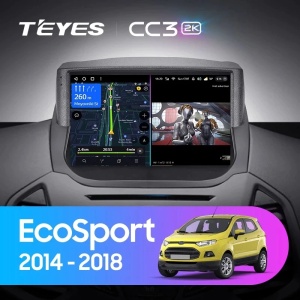 Navigatie Auto Teyes CC3 2K Ford EcoSport 2014-2023 6+128GB 9.5" QLED Octa-core 2Ghz, Android 4G Bluetooth 5.1 DSP - Img 2