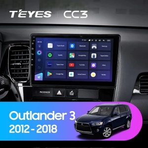 Navigatie Auto Teyes CC3 2K Mitsubishi Outlander 3 2012-2018 6+128GB 10.36" QLED Octa-core 2Ghz, Android 4G Bluetooth 5.1 DSP - Img 2